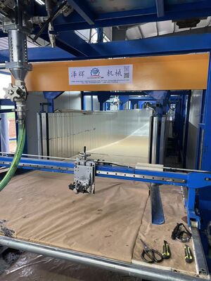 자동 유리 흐름 미터 수평 폼 만드는 기계 1300mm 높이까지